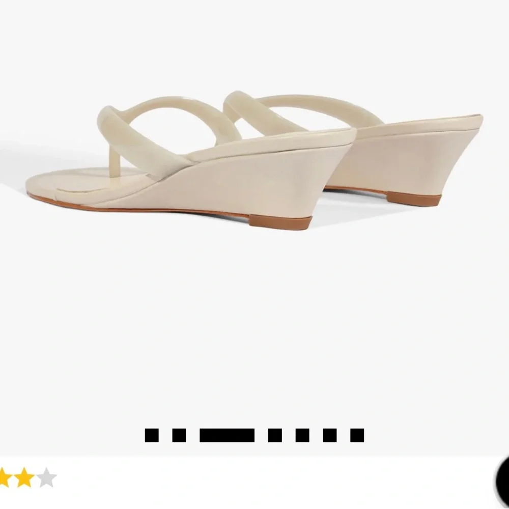 SCHUTZ Roslyn Wedge Jelly Sandal - Cream